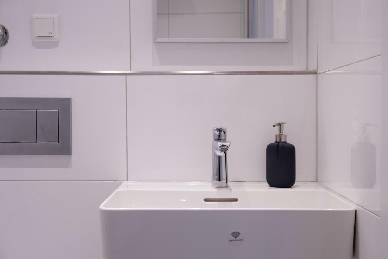 Helles Design-Appartement an der Messe Essen Buitenkant foto